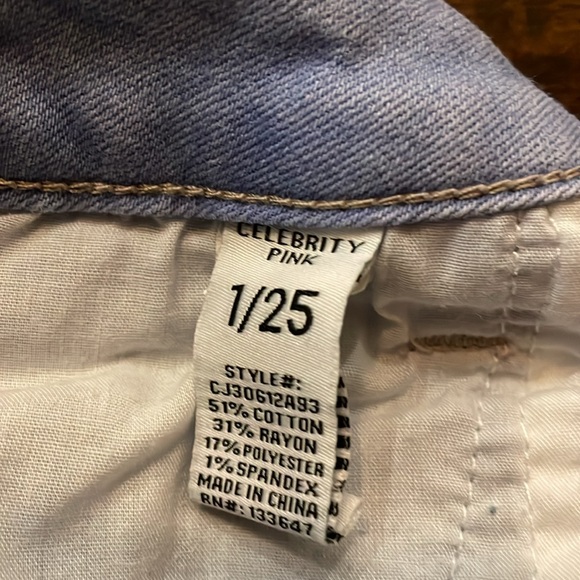 Bundle of 3 tween shorts, size 0, 16 and 1 PR 25 waist - Picture 8 of 13